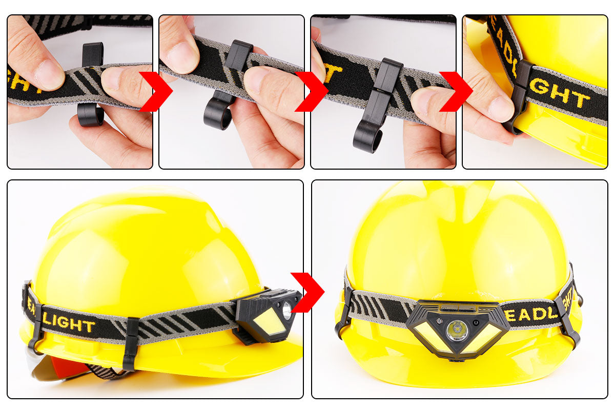 Mini XPG & COB Headlamp with Motion Sensor