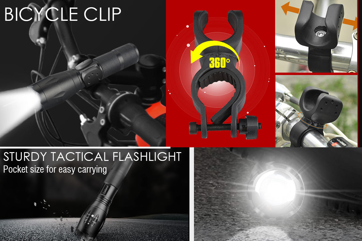 Garberiel Mini T6 1000LM LED Flashlight Pocket Size