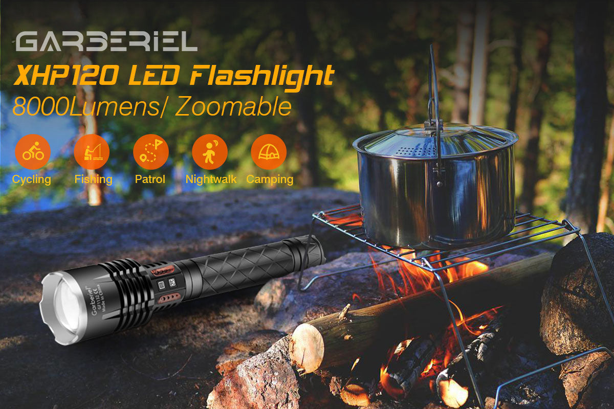 XHP120 LED High Lumens Flashlight 1132