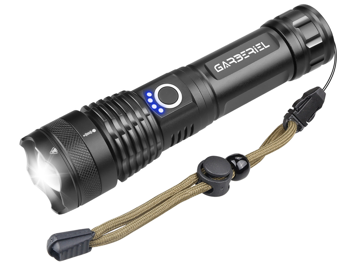 XHP70 Flashlight with 18650 Battery 5000 High Lumens