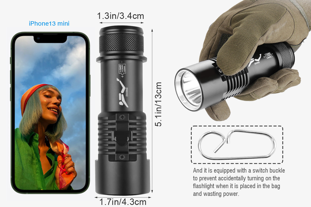 XHP70 1500LM Dive Light 1195
