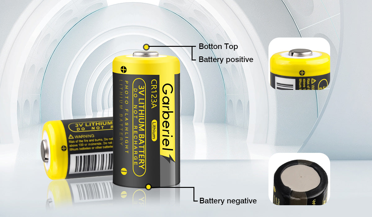 20pcs Garberiel 123A CR123A Battery