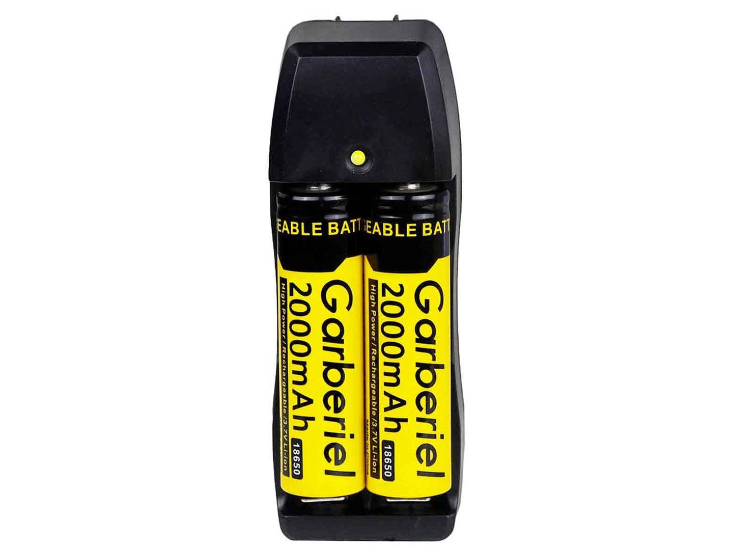2pc 18650 Rechargeable Battery 2000mAh with US Dual Charger