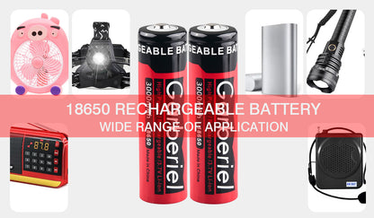 Garberiel 3.7V 3000mAh 18650 Rechargeable Li-ion Battery 1PC