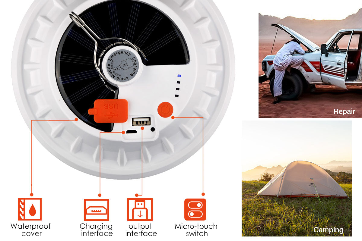 IPX7 Waterproof Camping Light