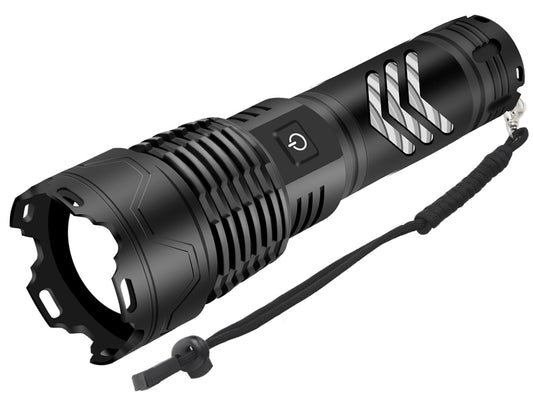 Garberiel XHP160 Zoomable Flashlight with Battery