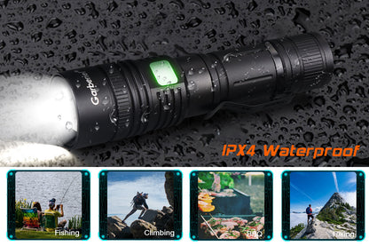 XHP50 LED 5000 Lumens Flashlight with Battery