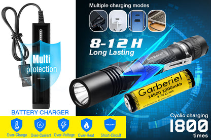 Garberiel XP-G2 Pen Light 50-420LM Durable Flashlight