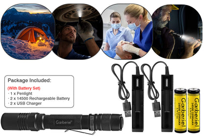 Garberiel XP-G2 Pen Light 50-420LM Durable Flashlight