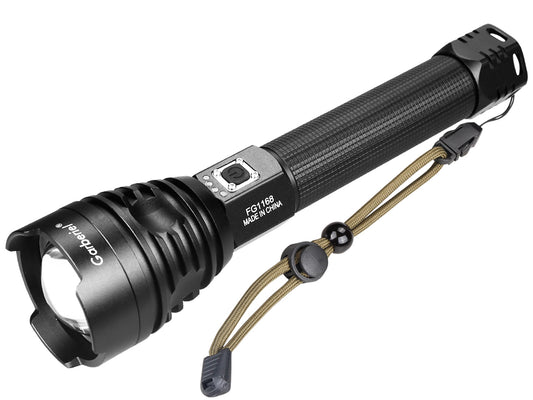 XHP90 3 Modes Flashlight with 18650 Batteries & Charger
