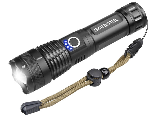 XHP70 Flashlight with 18650 Battery 5000 High Lumens