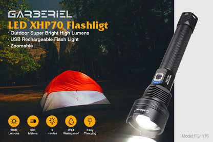 XHP70 LED Powerful Flashlight 1176
