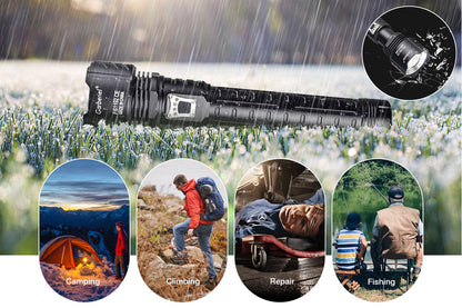 XHP90 6000 High Lumens Flashlight 1192