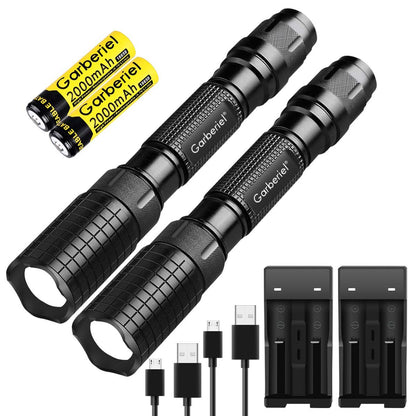 Garberiel LED T6 Bulb Tactical Flashlight with Durable Body