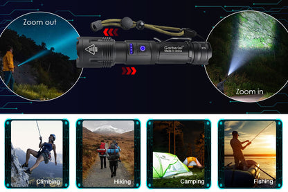 Garberiel XHP99 LED 6000 Lumens Flashlight