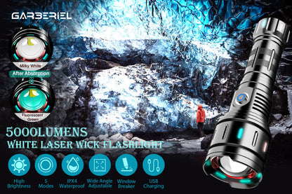Garberiel 30W LED 5000 Lumens Fluorescent Flashlight