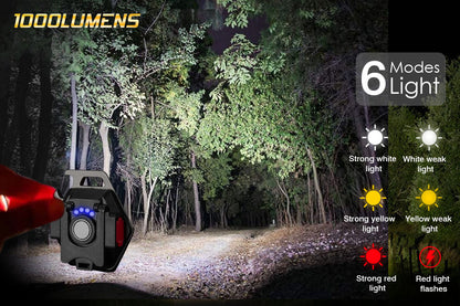 Mini COB 1000LM Keychain Work Light Rechargeable