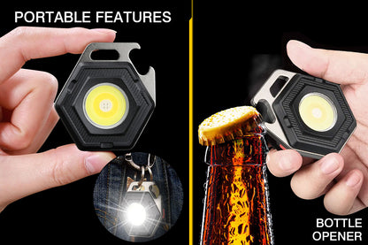 Mini COB 1000LM Keychain Work Light Rechargeable