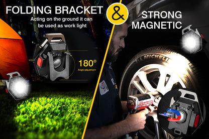 Mini COB 1000LM Keychain Work Light Rechargeable