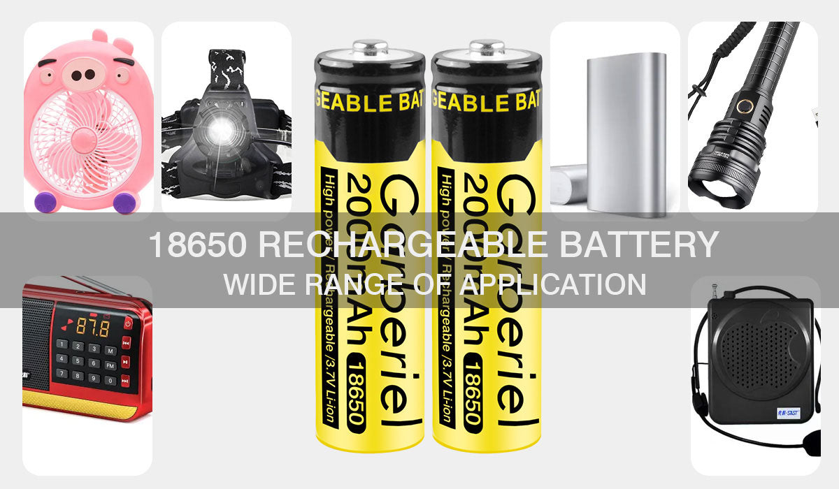 4 PC 18650 Li-ion Battery with 4-Slots Battery Charger