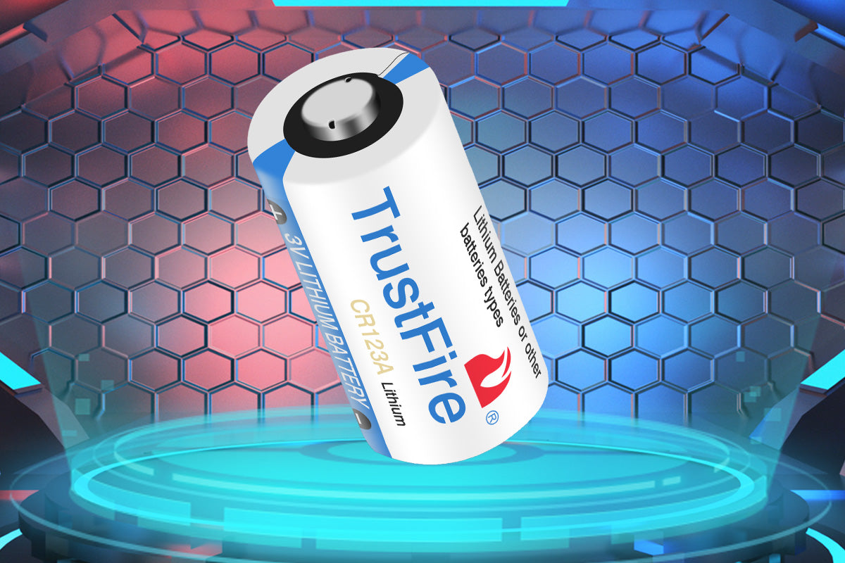 10pcs TrustFire 3V CR123A Disposable Batteries