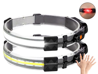 COB 230° Wide Beam Headlamp with Sensor Motion