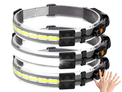 COB 230° Wide Beam Headlamp with Sensor Motion